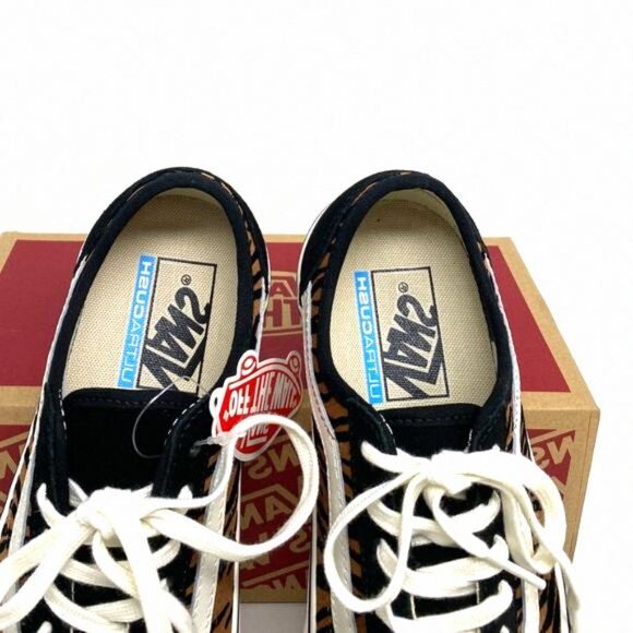 VANS Style 36 Decon SF Sneaker Women Size Animal VN0A5HYR9ZY Suede Brown Stripes - Picture 5 of 12